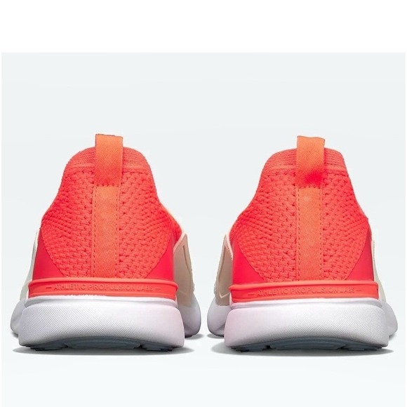 APL TechLoom Bliss Athletic Shoes Slip On Sneaker Bright Red Orange Size 9.5 NEW - Picture 2 of 8